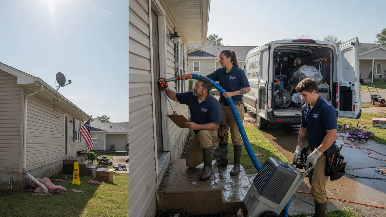 Ceiling Water Damage Restoration in Whittier, NC near me